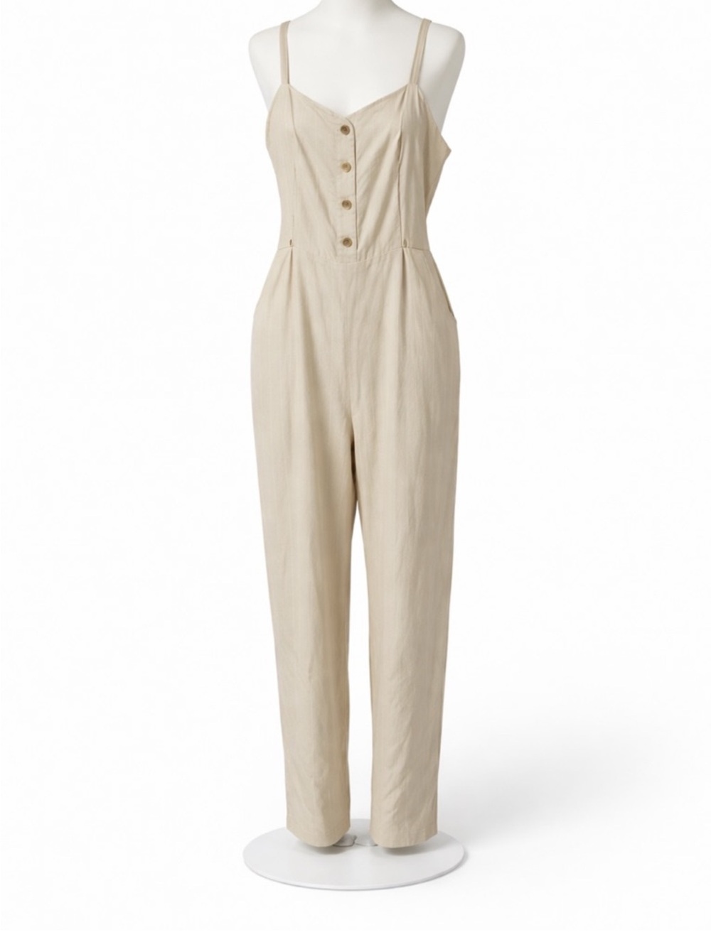 Navy
Old Navy Fit & Flare Wide Leg Jumpsuit Thin Adjustable Straps
Size 2X